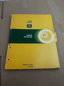 JOHN DEERE 2840 PARTS CATALOG PC-4160 - NOT SURE IF COMPLETE - Picture 1 of 5