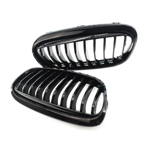 Clip-On Black Front Bumper Grille Grille For BMW 3-Series E46 98-01 Sedan/Wagon - Picture 1 of 19