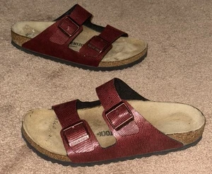 Birkenstock Arizona Magical metálico granate para mujer 43 EUR - Imagen 1 de 7