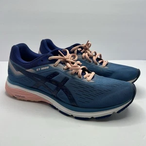 Zapatos para correr Asics GT 1000 7 para mujer 1012A030 azul campana/negro talla 9,5 - Imagen 1 de 13