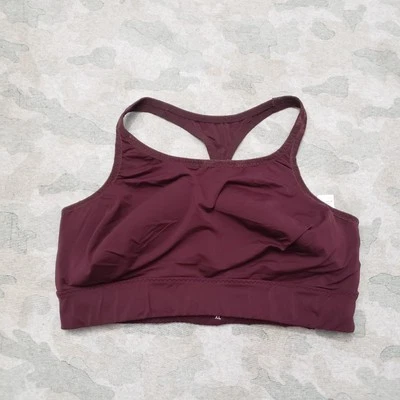 Athleta Sports Bra Womens XL Purple Pullover Gym Yoge Fitness - Image 1 of 4