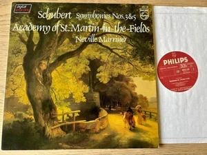 PHILIPS 6514 149 DIG SCHUBERT SYMPHONIES 3 & 5 LP MARRINER (1982) NM- HOLLAND - Picture 1 of 2