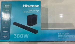 Hisense 3.1 Channel 380W Soundbar w/ Wireless Subwoofer & Dolby Atmos R632 - Picture 1 of 4