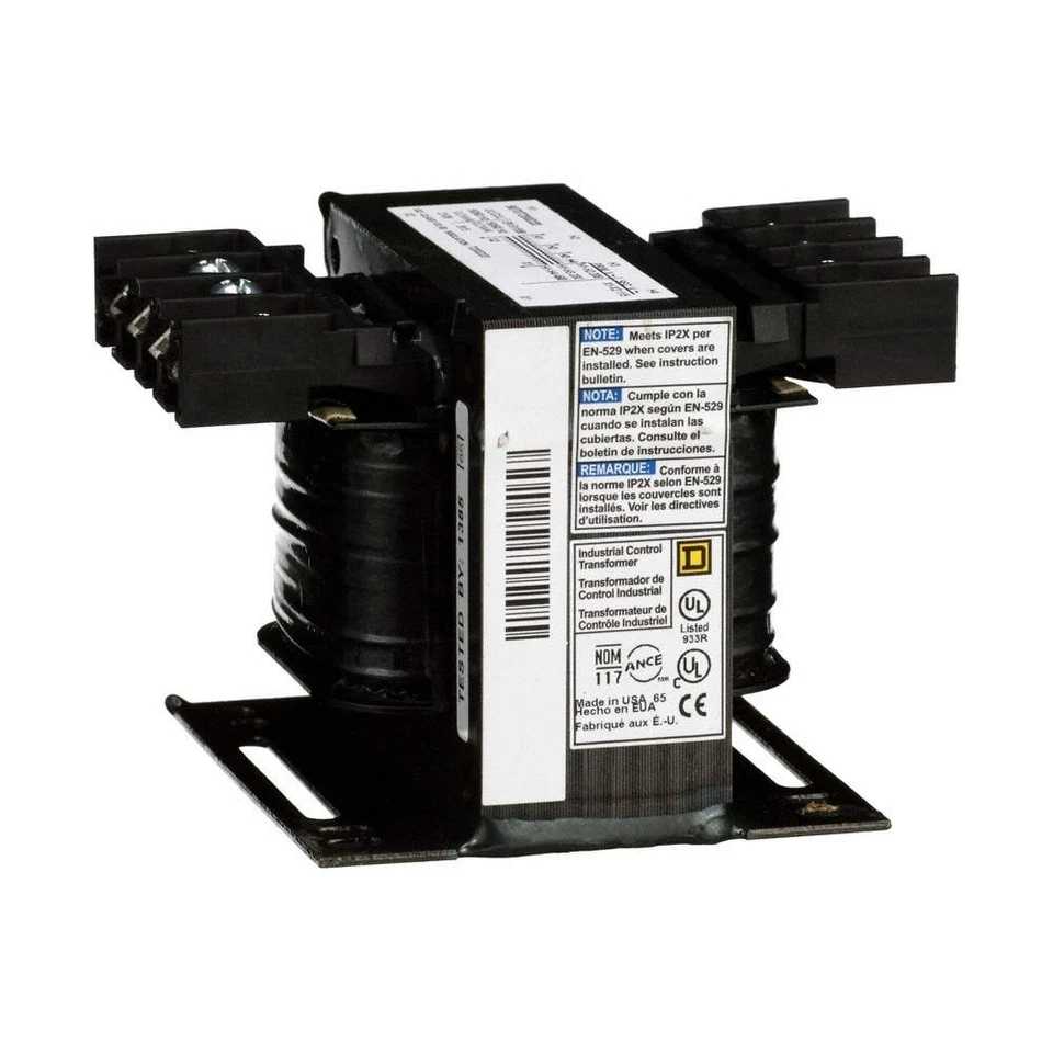SQUARE D 9070T200D20 Control Transformer,200VA,3.70 In. H 22LR66 - Image 1 of 1