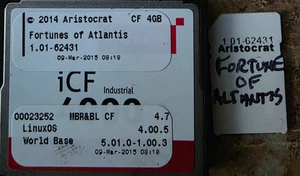 Aristocrat Software Gen7 Gen8 "Fortunes of Atlantis (1.01-62431) CF - Bild 1 von 2