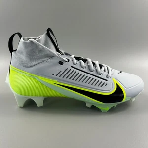 Nike Vapor Edge Pro 360 2 Men Size 12.5 Platinum Gray Green Football Cleats NEW - Picture 1 of 6