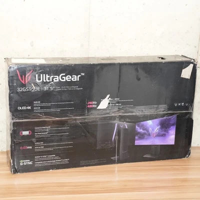 Open Box - LG UltraGear 32" OLED 4K 240Hz / 480Hz 0.03ms Gaming Monitor 32GS95UE - image 1 of 4