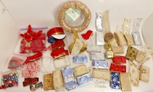 Assortment Christmas Ribbon bows, Arts & Craft Items - Huge selection as shown! - Picture 1 of 17
