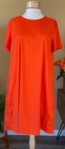 COS Kleid Damen Gr. 6 Kurzarm Trapezkleid mit Bindeband hinten - Bild 1 von 5