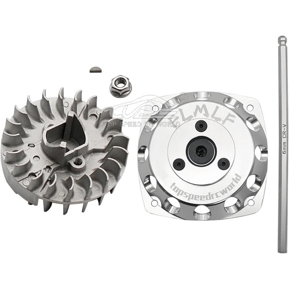 FLMLF Alloy CNC Roto Starter With flywheel Fit 23-35cc in US for 1/5 Rc HPI LOSI - Image 1 of 4