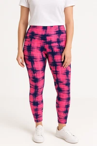 LuLaRoe Leggings TC rosa marineblau abstrakter Druck neu mit Etikett Damen 12–18 - Bild 1 von 6