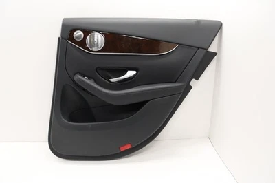 2016 - 2022 MERCEDES GLC300 X253 REAR RIGHT SIDE DOOR TRIM PANEL OEM BLACK_221 - Image 1 of 4