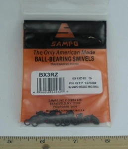 Sampo BX3RZ Black Ball Bearing Swivel Only 12CT 60 lb. Test Made in USA - Picture 1 of 1