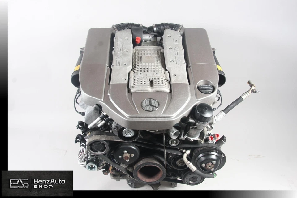 Mercedes R230 SL55 S55 CLS55 E55 AMG Complete Supercharged Engine Motor OEM 129k Foto 1 de 4