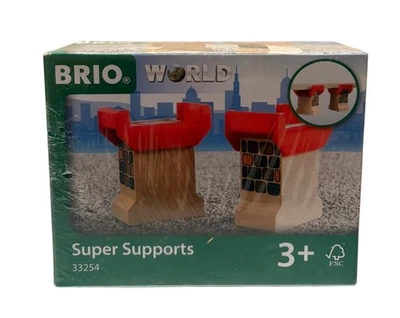 BRIO World Super Supports Wooden Railway Train 33254 New Sealed - Image 1 of 4