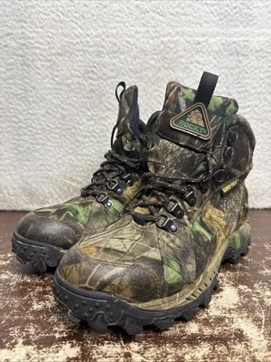 Rocky Outdoor Hunting Hiking Boots 1708 Bruin Camo Waterproof Gore Tex Mens 9 W - Image 1 of 4