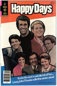 HAPPY DAYS # 4 (GOLD KEY) (1979) FONZIE / HENRY WINKLER PHOTO COVER - Picture 1 of 1