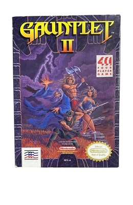 Gauntlet II 2 Nintendo NES 1990 W/ Manual Authentic Tested Working Free Shipping - Image 1 of 4