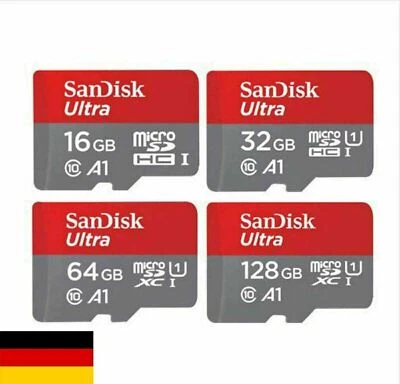 Original Sandisk ULTRA Micro SD Karte 128GB Speicherkarte memory card MIKRO SD - Bild 1 von 3
