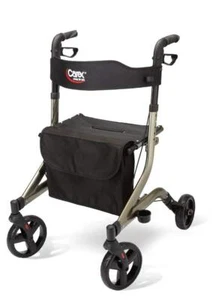 Carex Crosstour Rolling Walker Rollator - Rolling Walker with Seat - Folding, - Picture 1 of 9