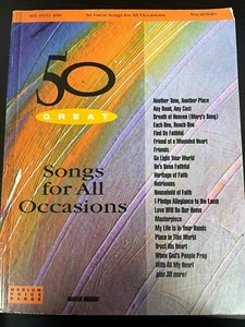 50 Great Songs for All Occasions 1997 Paperback Bryce Inman - Picture 1 of 7