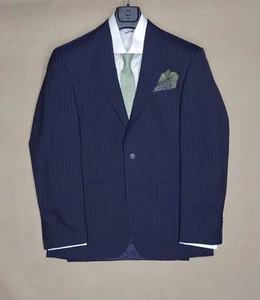 HUGO BOOS Blazer gestreift dunkelmarine Gr. 40R - Bild 1 von 17