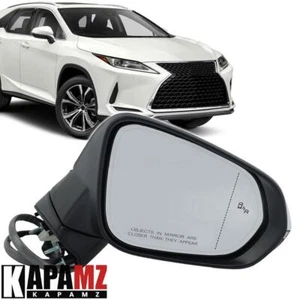 Espejo retrovisor plegable eléctrico para Lexus RX 350 350L 2016-2022 450h 450hL lado del pasajero - Imagen 1 de 15