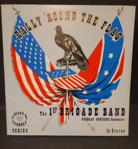 Vintage 1976 Rare 12" 1st Brigade Band " Rally 'Round The Flag" Vinyl Stereo SEA - Picture 1 of 3