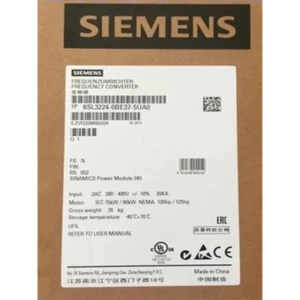 6SL3224-0BE37-5UA0 SIEMENS 1PC NEW IN BOX 6SL3 224-0BE37-5UA0 Spot Goods - Picture 1 of 2