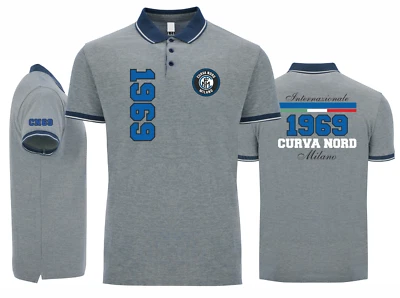 Maglietta polo cn69 ultras Inter curva nord Milano 1969 maglia t-shirt felpa - Immagine 1 di 4
