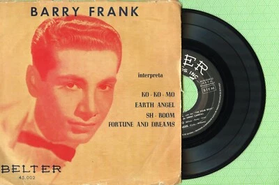 BARRY FRANK / Ko-Ko-Mo, Sh - Boom / BELTER 45.002 Pres Spain 1957 EP VG - Image 1 of 4