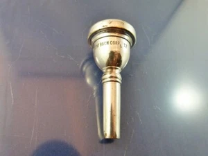Vincent Bach Corp. 12 Small Shank SILVER Mouthpiece Trombone Baritone - Picture 1 of 6