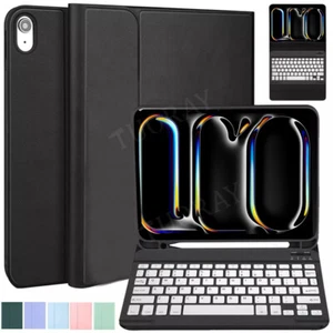 Bluetooth Keyboard Case With Mouse For iPad 5/6/7/8/9/10th Gen Air 4 5 6 Pro 11 - Picture 1 of 58