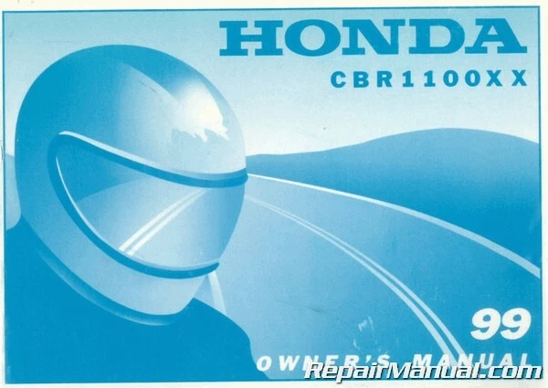 1999 Honda CBR1100XX Motorcycle Owners Manual : 31MAT620 - Imagem 1 de 1