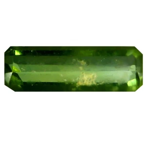0.58 ct Dazzling Octagon (8 x 3 mm) Un-Heated Mozambique Green Tourmaline - Picture 1 of 1