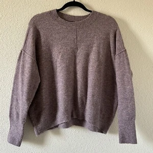 Vince Comuto Drop Shoulder Strickpullover Damen Gr. Medium hell meliert lila - Bild 1 von 10
