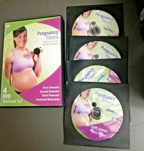 Pregnancy Fitness 4 DVD Set Motivational Fitness Workout Set w/ Lindsay Brin - Picture 1 of 3