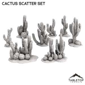 Juego de dispersión de cactus - Old Wild Western Rush - Wild West Terrain Wargaming - Imagen 1 de 6