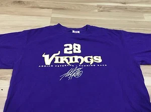 Minnesota Vikings Adrian Peterson 28 Medium T Shirt NFL Football NFC - Picture 1 of 3