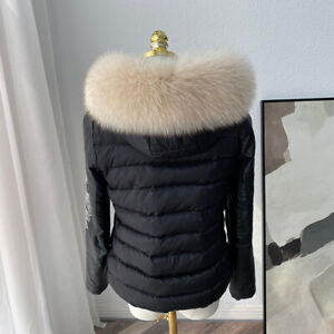 Winter Real Fox Fur Scarf Straight Collar Women's Coat Decorator Warm Trim Shawl