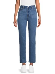 No Boundaries 5 Pocket High Rise Mom Jeans Medium Wash Size 5 & 9 - Picture 1 of 7