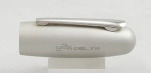 Delta Y2K Mini Fountain Pen Satin Silver & Chrome Pen Cap - Part - Picture 1 of 3