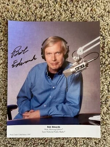 Autogrammfoto (1999) Public Radio Host - Bob Edwards - NPR's Morning Edition - Bild 1 von 2