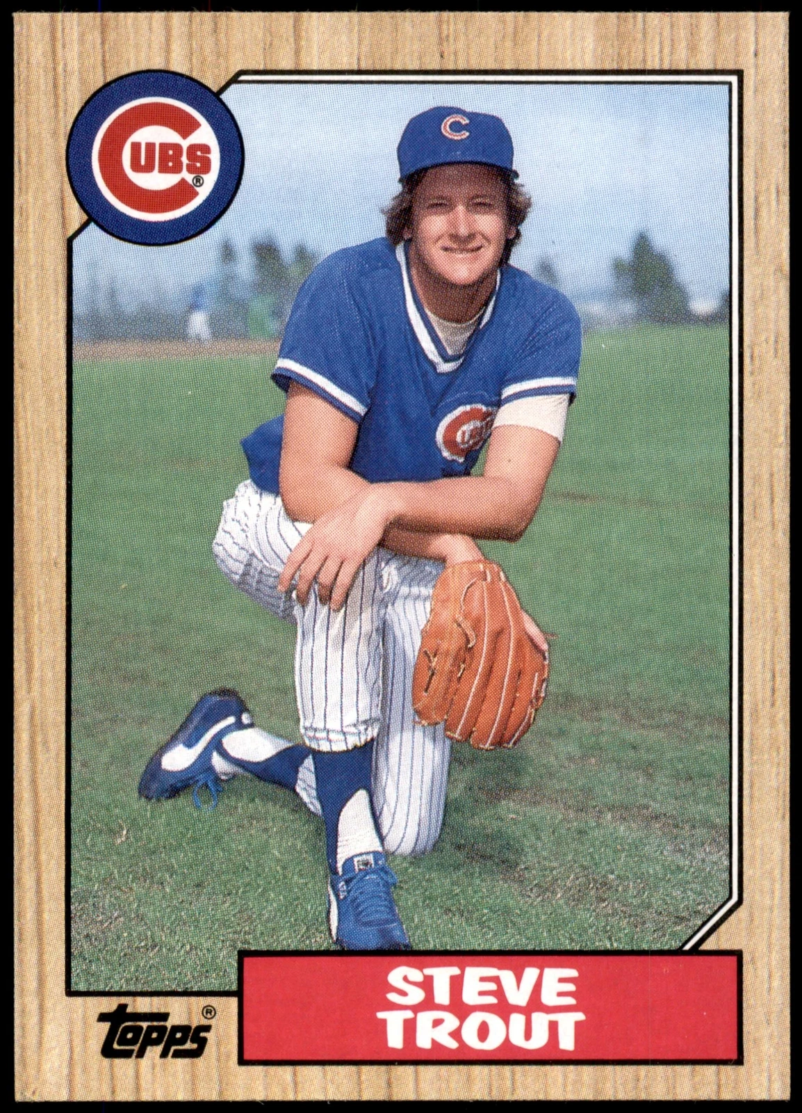 Steve Trout #750 1987 Topps