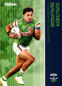 2025 Canberra Raiders NRL TLA Traders Card - Xavier Savage - Bild 1 von 3