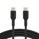 Tekkin Cable Recharge Usb-C To Usb-C 2 Metres Load Fast 3A USB Round Black