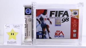 Fifa Soccer Road to World Cup 98 N64 Nintendo 64 New 1997 Sealed WATA 8.5 A+ - Picture 1 of 3