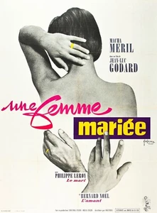 UNE FEMME MARIÉE, MACHA MERIL, AFFICHE CINEMA VINTAGE (40X60), HQ - Photo 1/1