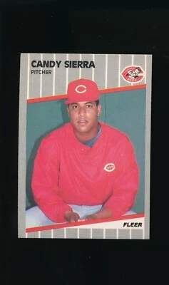 1989 Fleer #171 Candy Sierra * Pitcher * Cincinnati Reds * NM * - Image 1 of 2