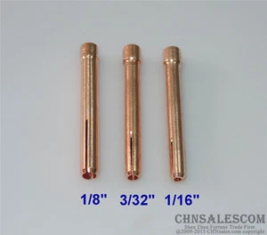 3 pcs 10N23 10N24 10N25 Collets Tig Welding Torch WP-17 WP-18 WP-26 - Picture 1 of 2